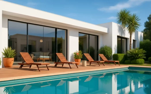 Villa moderna con piscina y vistas panorámicas – Exclusivo proyecto de obra nueva