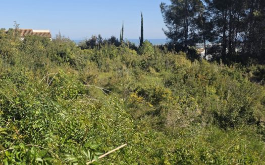 Parcela con vistas al mar en La Sella – Pedreguer | 1.644 m² | Orientación ideal