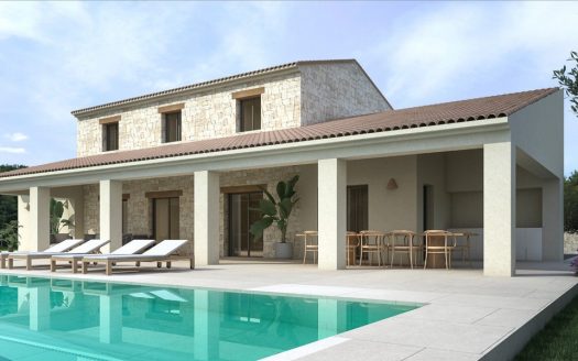 Villa de estilo mediterráneo en Benimarco