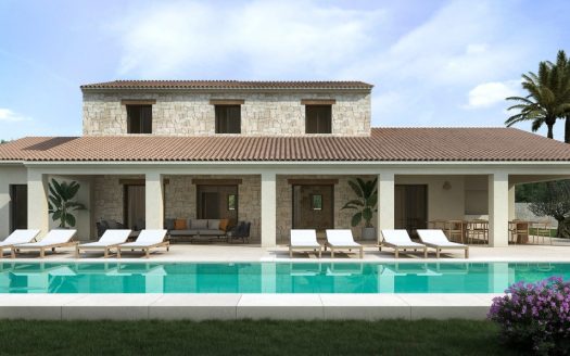 Villa de estilo mediterráneo en Benimarco