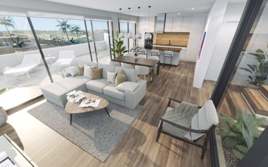 10 villas de moderno diseño cerca del campo de golf Puig Campana