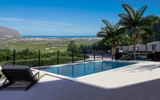 10 casas independientes de estilo ibicenco en Pedreguer