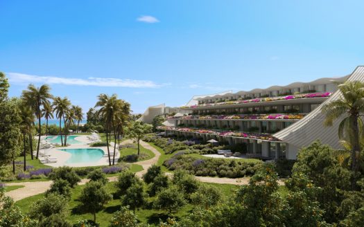 Apartamentos turísticos con espectaculares jardines en Albir